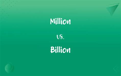 million vs billion|Million vs Billion: The Actual Difference Will Blow Your Mind.